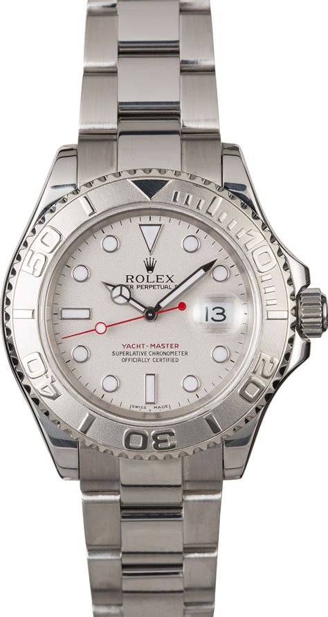 rolex yachtmaster 16622 platinum dial|rolex yacht master retail price.